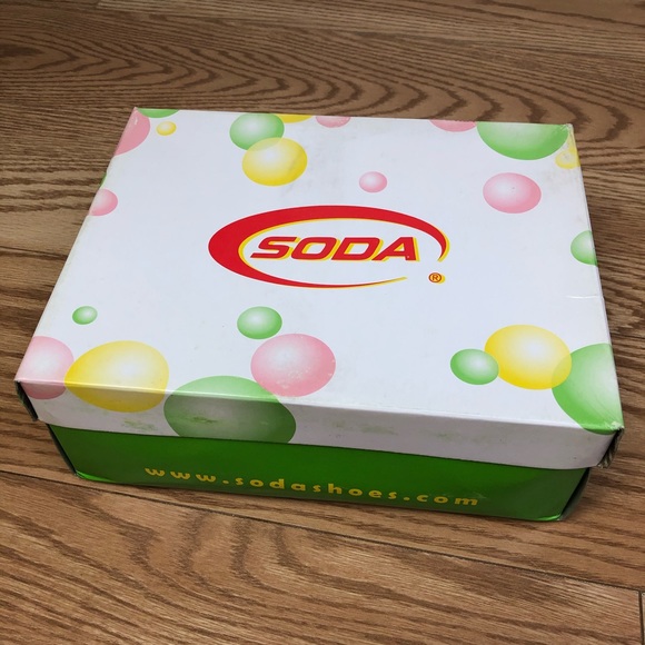 SODA Brown Satin Fabric Mule or Clog with Heel - Picture 8 of 10